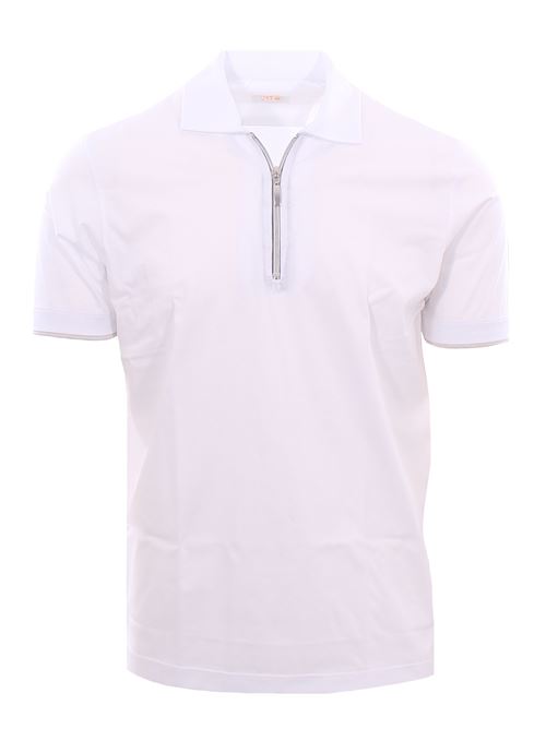 cotton jersey polo with zip MARTIN ZELO | MZ26/01FL03